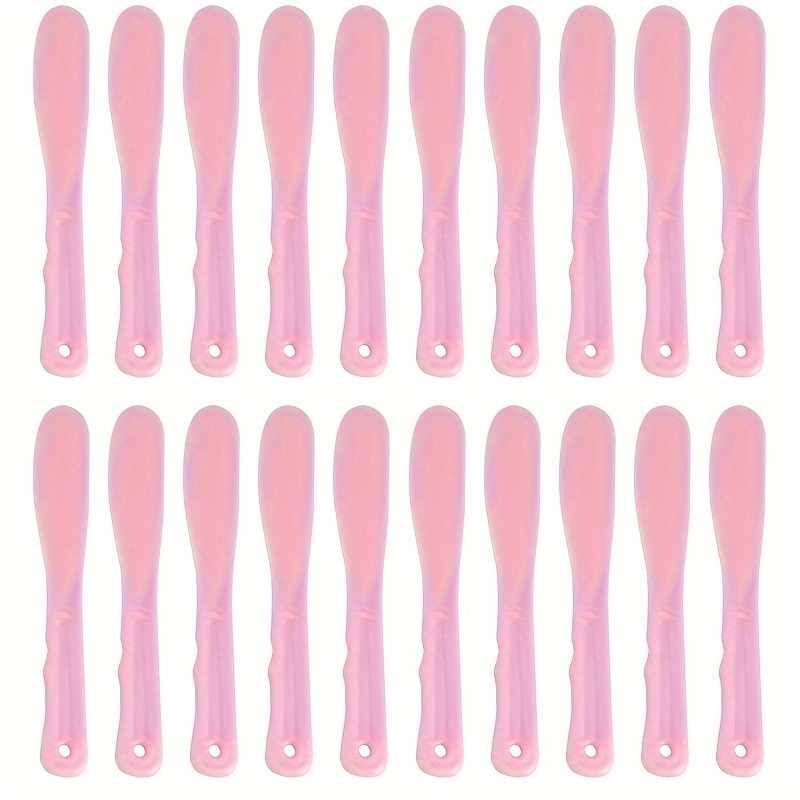 Face Mask Skincare - 20 sztuk – plastikowa długa szpatułka