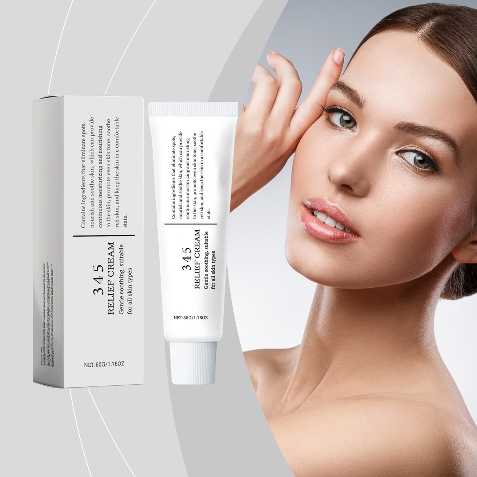 Krem 345 Relief, nawilżający,  – Skincare Glowing recenzja i cena